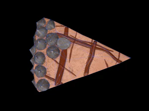 ChocolateGateauPiece 3D Model