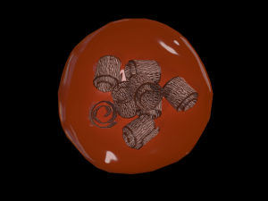 ChocolateMousseCake 3D Modell