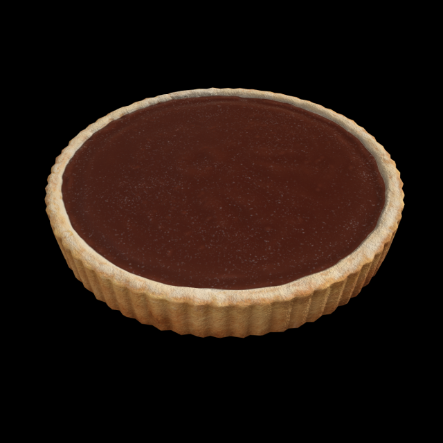 ChocolatePie 3D Model .c4d .max .obj .3ds .fbx .stl .blend 