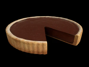 ChocolatePieChart 3D Model
