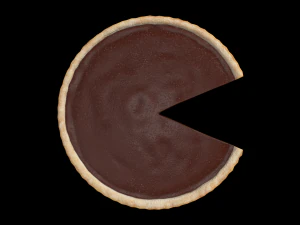 ChocolatePieChart 3D Model