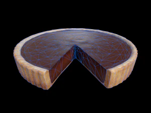 ChocolatePieChart 3D Model