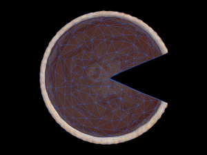 ChocolatePieChart 3D Model