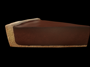 ChocolatePiePiece Model 3D