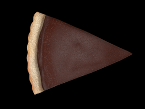 ChocolatePiePiece Model 3D