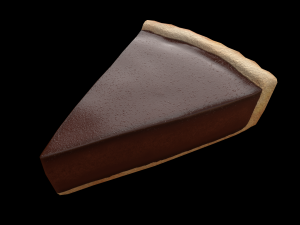 ChocolatePiePiece Model 3D