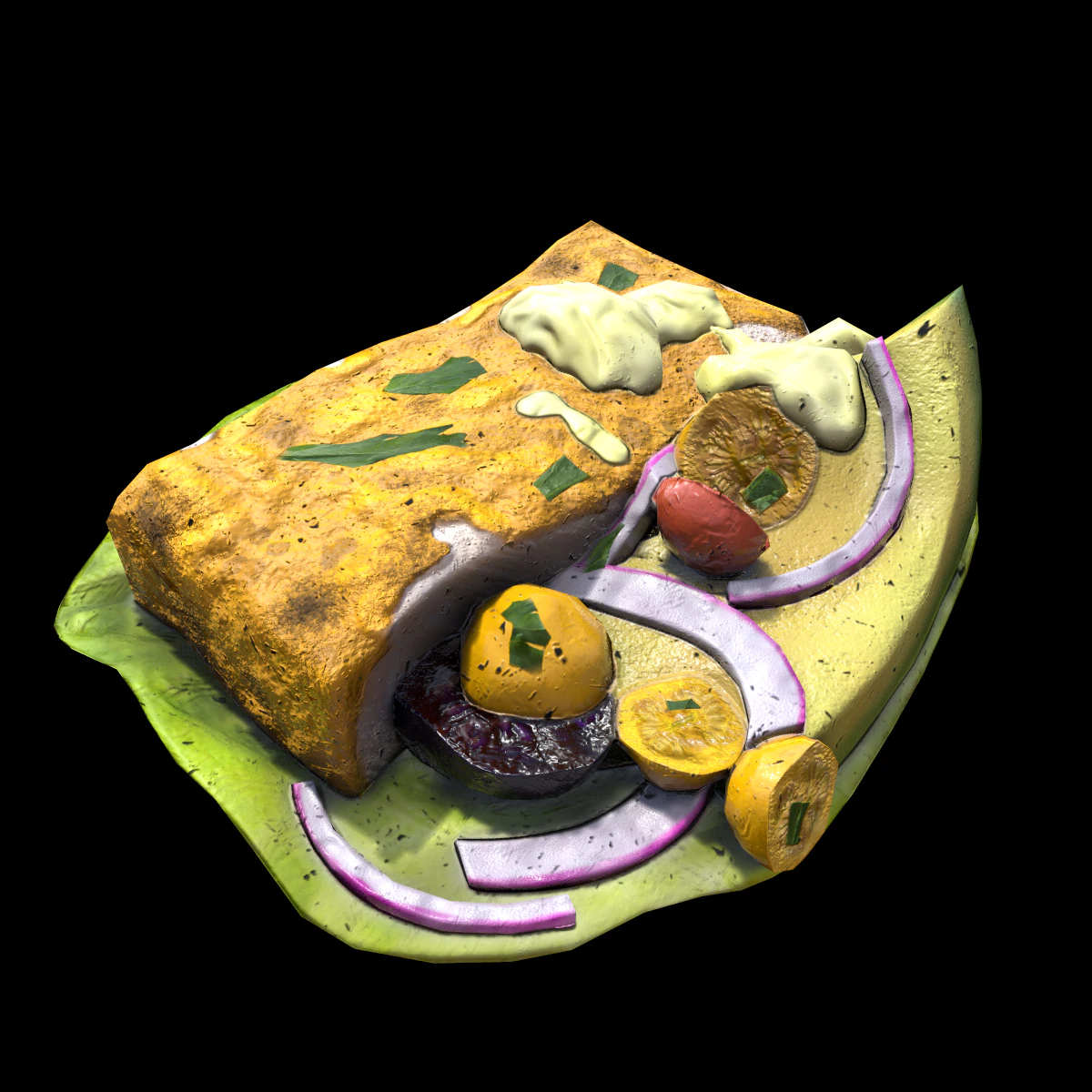CodLettuce 3D Model .c4d .max .obj .3ds .fbx .stl .blend