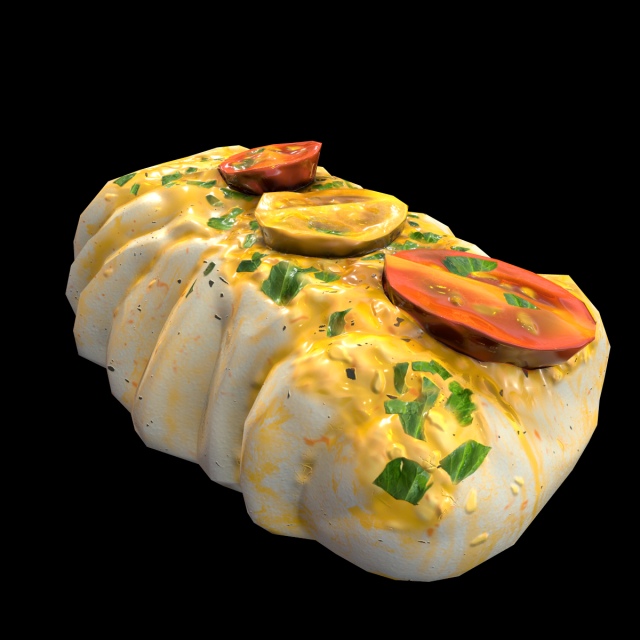 CodWineTomatoBasil 3D Model .c4d .max .obj .3ds .fbx .stl .blend 