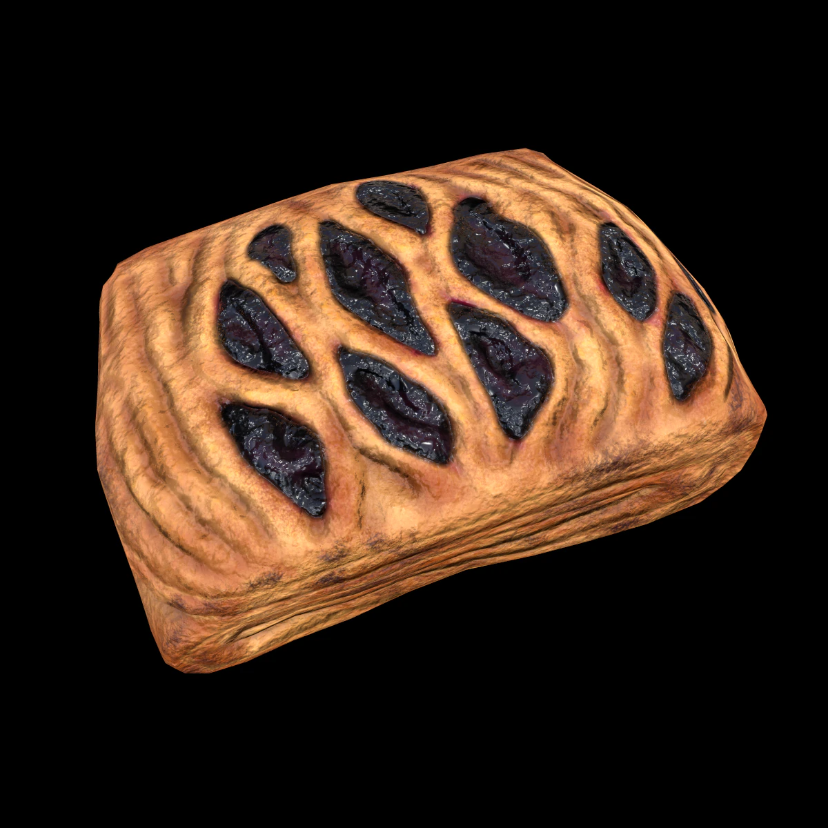 DanishBlueberry 3D Model .c4d .max .obj .3ds .fbx .stl .blend 