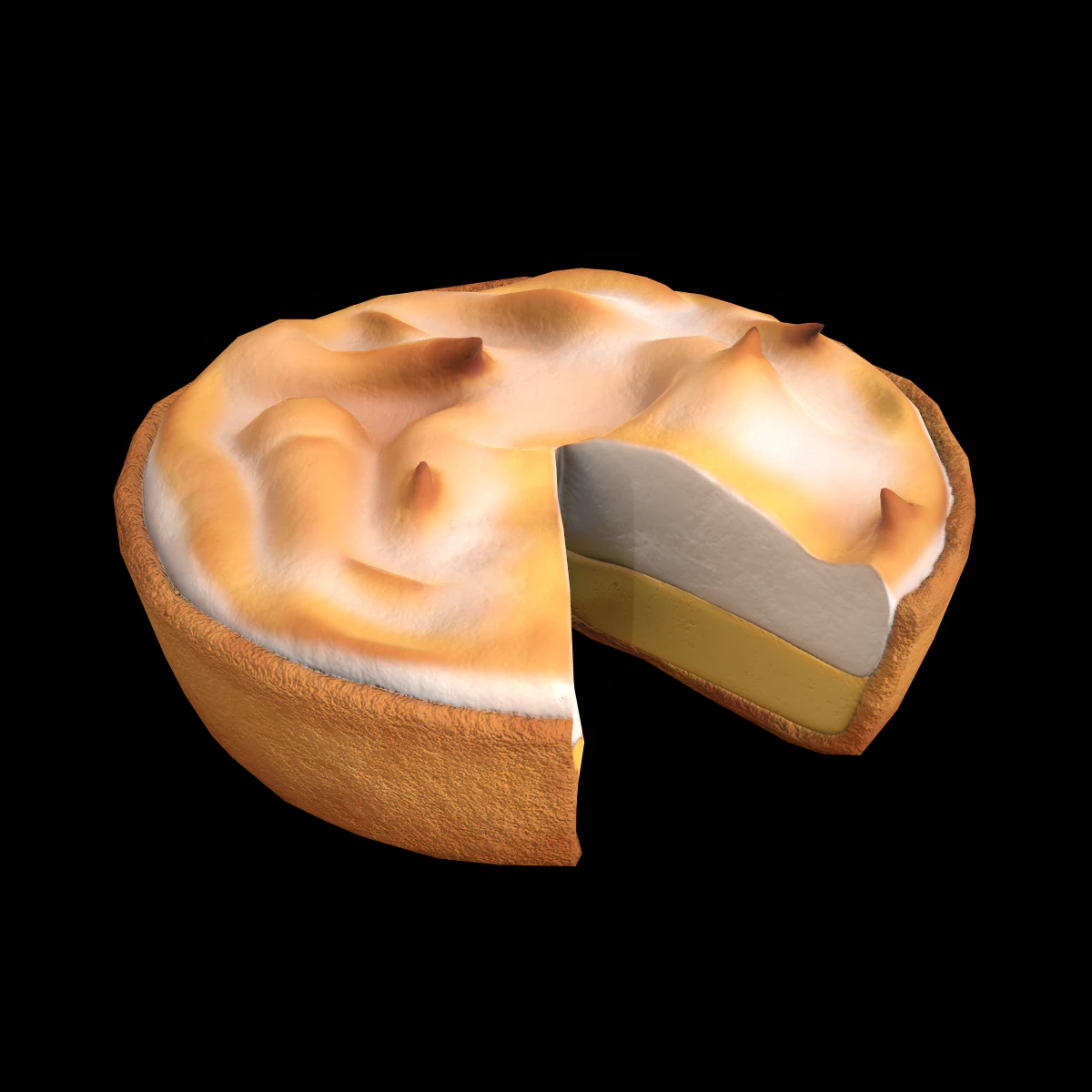 GrahamPieChart 3D Model .c4d .max .obj .3ds .fbx .stl .blend 