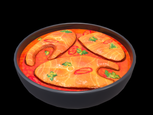 Macher Jhol 3D Модель