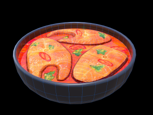 Macher Jhol 3D Модель