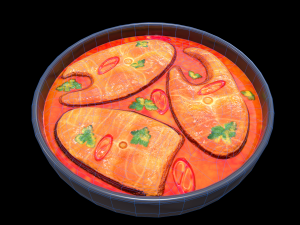 Macher Jhol 3D Модель