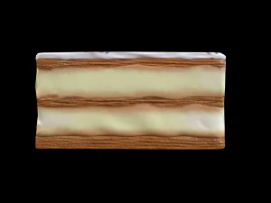 Millefeuille 3D Model