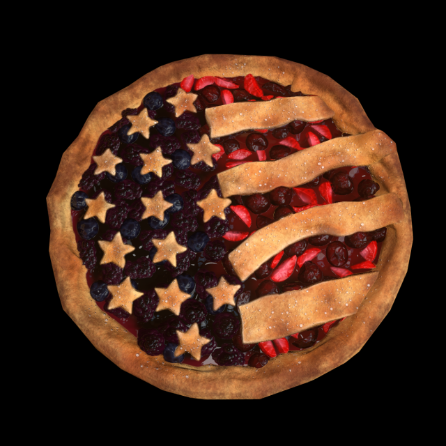 PatriotPie Modèle 3D .c4d .max .obj .3ds .fbx .stl .blend 