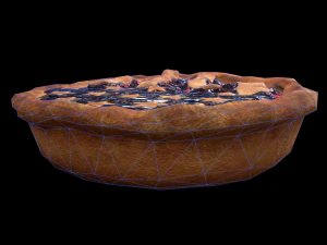 torta patriota Modelo 3D