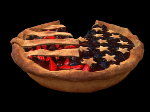 PatriotPieChart Model 3D