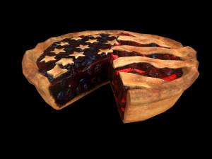 PatriotPieChart Model 3D