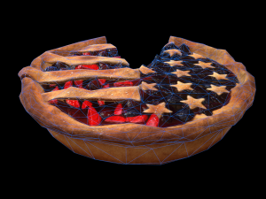 PatriotPieChart Model 3D