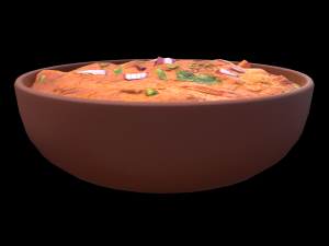 Pav Bhaji Model 3D