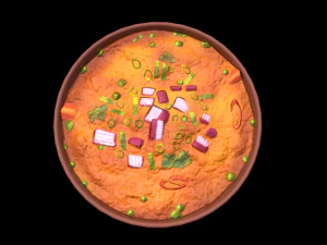 Pav Bhaji 3D Model