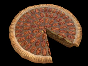 TartePecanGraphique Modèle 3D