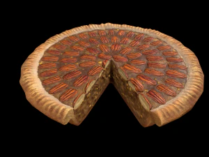TaartPecannootGrafiek 3D Model