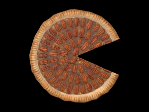 TaartPecannootGrafiek 3D Model