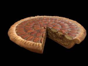 PiePecanChart 3D Модель