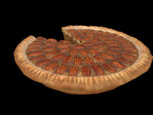 TaartPecannootGrafiek 3D Model