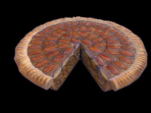 PiePecanChart 3D Модель