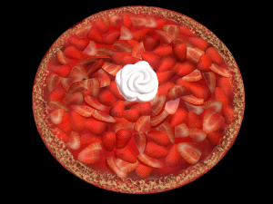 PieStrawberry Model 3D