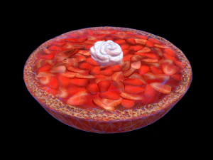 PieStrawberry 3D Model