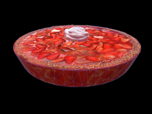 PieStrawberry Modelo 3D