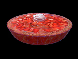 PieStrawberry 3D Model