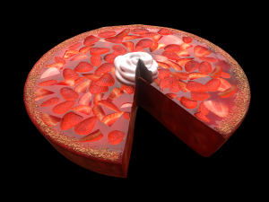 PieStrawberryChart 3D-Modell