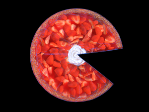 PieStrawberryChart Modello 3D