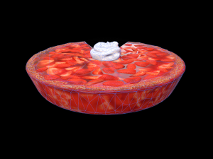 PieStrawberryChart Modello 3D
