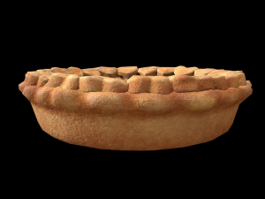 PieStrawberryHeart Modelo 3D
