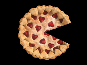 PieStrawberryHeartChart Modelo 3D