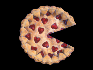 PieStrawberryHeartChart Modelo 3D