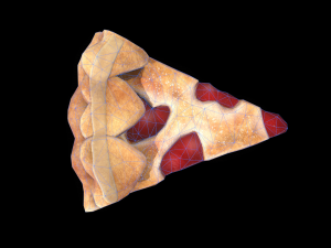 PieStrawberryHeartPiece 3D Модель