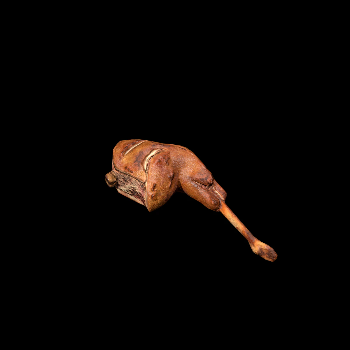 KonijnPootGegrild 3D Model .c4d .max .obj .3ds .fbx .stl .blend 