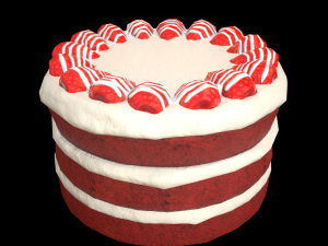 RedVelvetCake 3D Model