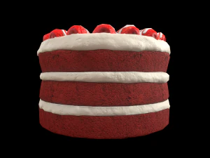 RedVelvetCake 3D Model