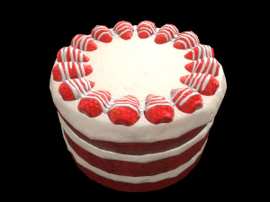 RedVelvetCake 3D Model
