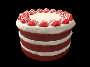 RedVelvetCake 3D Model