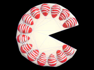 Wykres RedVelvetCake Model 3D