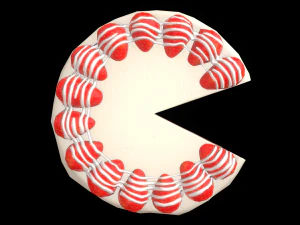 Wykres RedVelvetCake Model 3D