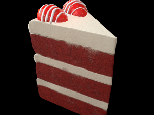 RedVelvetCakePiece 3D 모델